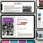 Vistas de la web de Editorial UNRN